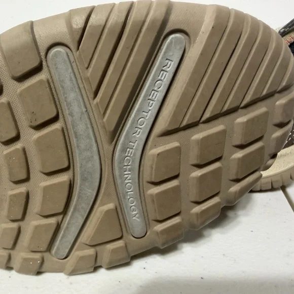 ECCO Aspina Low Hiking Shoe Size EU 38 US 7.5 Beige Yak Leather Waterproof - Picture 6 of 7